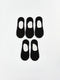 Women's Plain Invisible Socks - 5-Pack